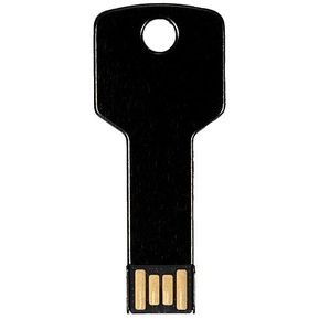 Disco de memoria flash USB 20 con llave metal 32 GB b negro