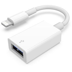 Adaptador Lightning OTG a cable USB OTG con puerto de carga Teclado de datos Piano MIDI Disco USB para iPhone 12 Pro Max Mini SE2 11 iPad Apple iOS 14 iOS 13(#USB only)