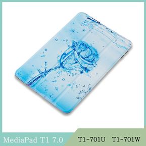 Funda de tableta para Huawei MediaPad T1 7,0 T1-701 T1-701U,Funda Ultra delgada,Funda con tapa para MediaPad T1 7,0 ''701U,soporte Coque