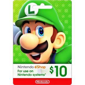 Tarjeta Nintendo Eshop 10 Usd Nintendo Switch