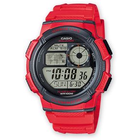 Reloj Casio Ae-1000W-4A Digital Deportivo Rojo Para Caballero