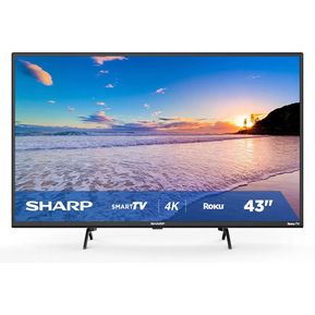 Pantalla Sharp 43 Pulgadas Smart TV 4K UHD Roku 4TC43DL3UR