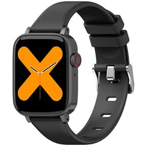 reloj inteligente deportivo N88 para hombre y mujer con llamadas Bluetooth rastreador de ejercicios para teléfono Xiaomi y Huawei(#Black)