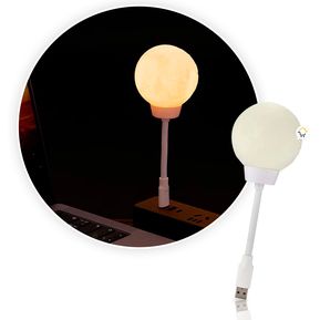 Luz LED De Noche USB Luna Atenuador Lámpara Infantil 8LAM