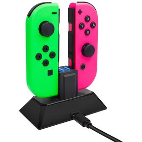 Base de carga para estación de soporte para Nintendo Switch Joy-Con