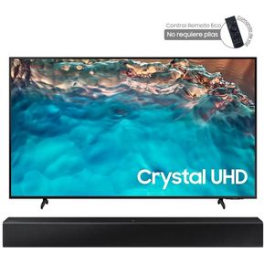 Combo TV samsung 50 BU8000 Crystal Ultra HD 4K + Barra de sonido Samsung T400