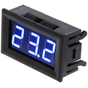 Termómetro de pantalla digital LED DC 12V -50-110 Celsius Medidor de t