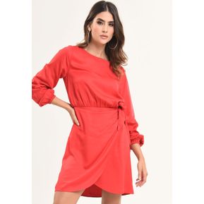 Vestido amara Ragged Pf11511232  - Rojo