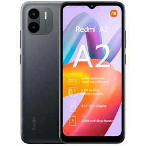 Ceular Xiaomi Redmi A2 32GB/2GB RAM - Negro