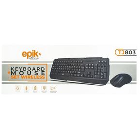 Combo Mouse Y Teclado Wireless Tj803 Epik Original