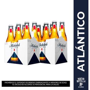 Pack x12 Cerveza Michelob Ultra Botella 355 Ml