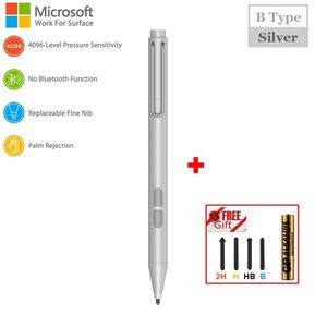 Bolígrafo Stylus para Microsoft Pro 7 para portátil GO 2 estudio de libros HP Pavilion ENVY X360 ASUS Tablet lápiz de presión táctil(#1pc B-Type)