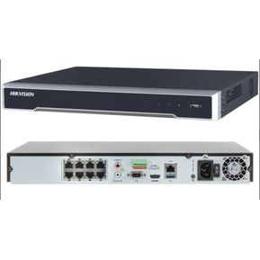 NVR 8CH POE IP 8MP 2BAHIA/6TB 80MPSH265+ HDMI 4K METAL HIKVISION