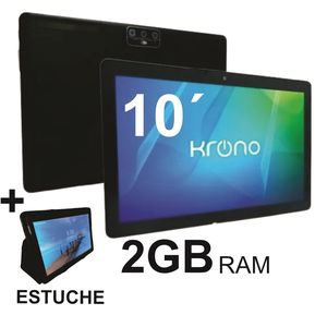 Tablet 10 Pulgadas Android 10 2GB RAM Doble Sim Card + Estuche