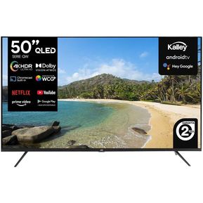 Televisor KALLEY 50"  4K-UHD QLED Smart TV Android
