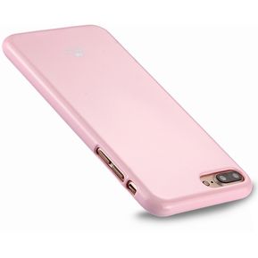 Mercury Goospery Jelly Case Para IPhone 8 Plus Y 7 Plus TPU Protectora A Prueba De Polvo Del Brillo Gota Volver Funda (rosa)