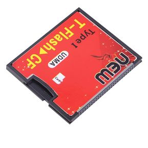 Adaptador UDMA de tarjeta de memoria Compact Flash rojo y negro T-Flash a CF tipo 1