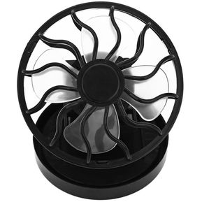 Solar Cooling Fan With Clamp Adjustable Angle Mini Fans For Office LU