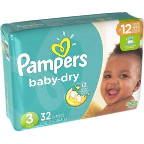 Pañales Bebe Baby Dry etapa 3 Pampers x 32 und Oferta
