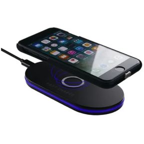 Luminous Cord Wireless Fast Charger Smart para Samsung-Negro