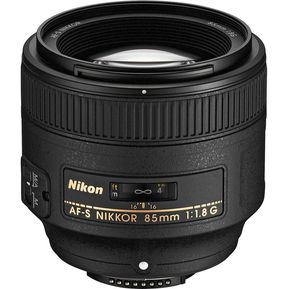 Nikon AF-S NIKKOR 85mm f/1.8G Lens - Black