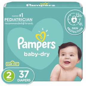 paã‘al pampers baby dry etapa 2    paquete x 37 und