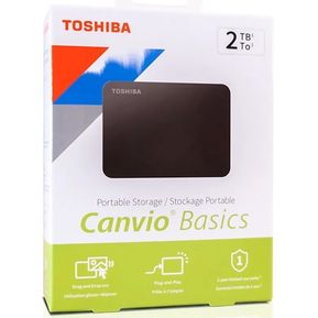 Disco Duro Externo 2TB Toshiba Canvio Basics Usb 3.0  Negro