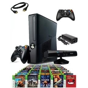Xbox 360 Slim R 5.0 Hdmi 2 Controles Kinect Mas Sorpresa