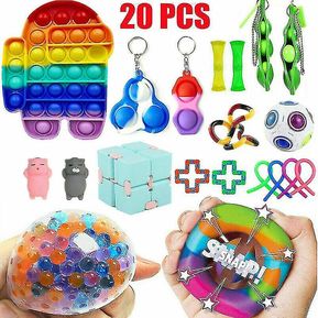 20 Pack Fidget Toys Set Sensory Tools Bu...