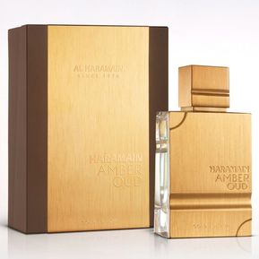 Perfume Al Haramain Amber Oud Gold Para Hombre 60 ml