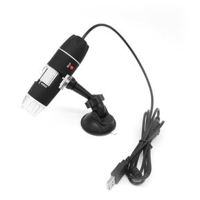 Endoscopio USB 1600X lupa LED digital portátil Microscopio con el soporte del metal