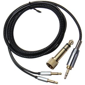 1.5M 3.5mm-6.35mm Cable de audio para auriculares Denon AH-D