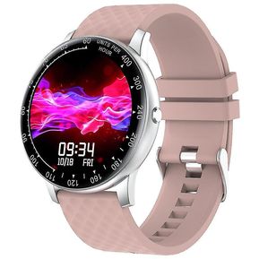 Smart Fitness Watch Tracker con presión arterial Monitor de frecuencia cardíaca IP67 impermeable (rosa)