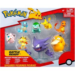 Pokémon - Paquete de 8 figuras de batalla Originales