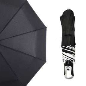Sombrilla Paraguas Brisa Automática Negra Con Filtro UV