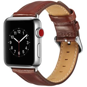 Banda de reloj de cuero Apple Watch Series 4 (44MM) - Marron...