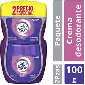 Desodorante Lady Speed Stick Crema 2x100gr