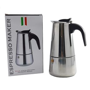 Cafetera Italiana Moka Espresso Maker 500 ml, 17oz , Acero Inoxidable