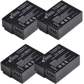 DMW-BLC12 BLC12E BLC12PP DMW BLC12 + LED cargador Dual para Panasonic Lumix DMC-G85,FZ200,FZ1000,G5,G6,G7,GH2,GX81440mAh