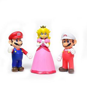 3 unids Super Mario Peach Princess Donkey Kong Figure Toy 11...