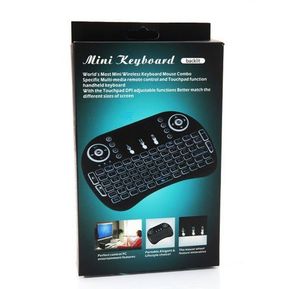 Mini Teclado Inalámbrico Control Smart Tv Mouse Portátil