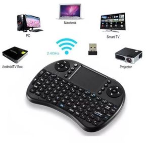 Mini Teclado Inalámbrico Touchpad Qwerty Smart Tv Box Laptop