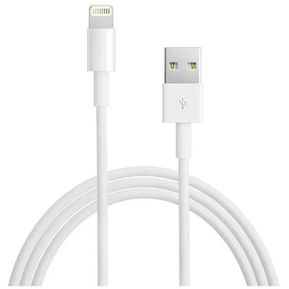 Cable Apple Ligthning a USB 1m - Blanco - Blanco