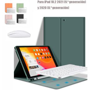 3en1 Combo Case Teclado y mouse para iPad 10.2 "2021 9na generación