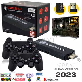 Consola Videojuegos Game Stick X2 64 gb Inalámbrica HDMI 40.000 juegos