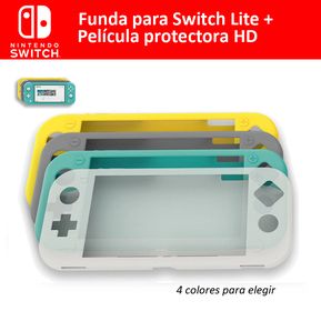 Funda de silicona para Nintendo Switch Lite con película protectora