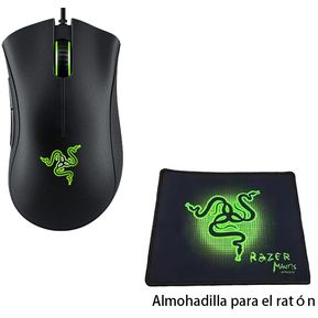 Mouse Razer y Almohadilla para el ratón -Negro