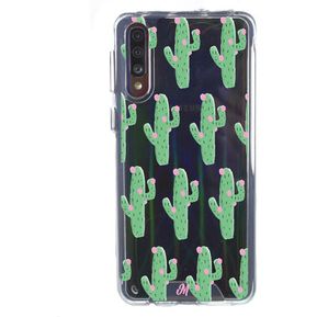 Funda Cactus Con Flor Rosa Space Samsung A50