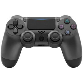 Controlador inalámbrico para PlayStation 4 con vibración dual juego Joystick - negro de acero