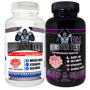 Combo testosterona Monster Test dia Y Monster Pm